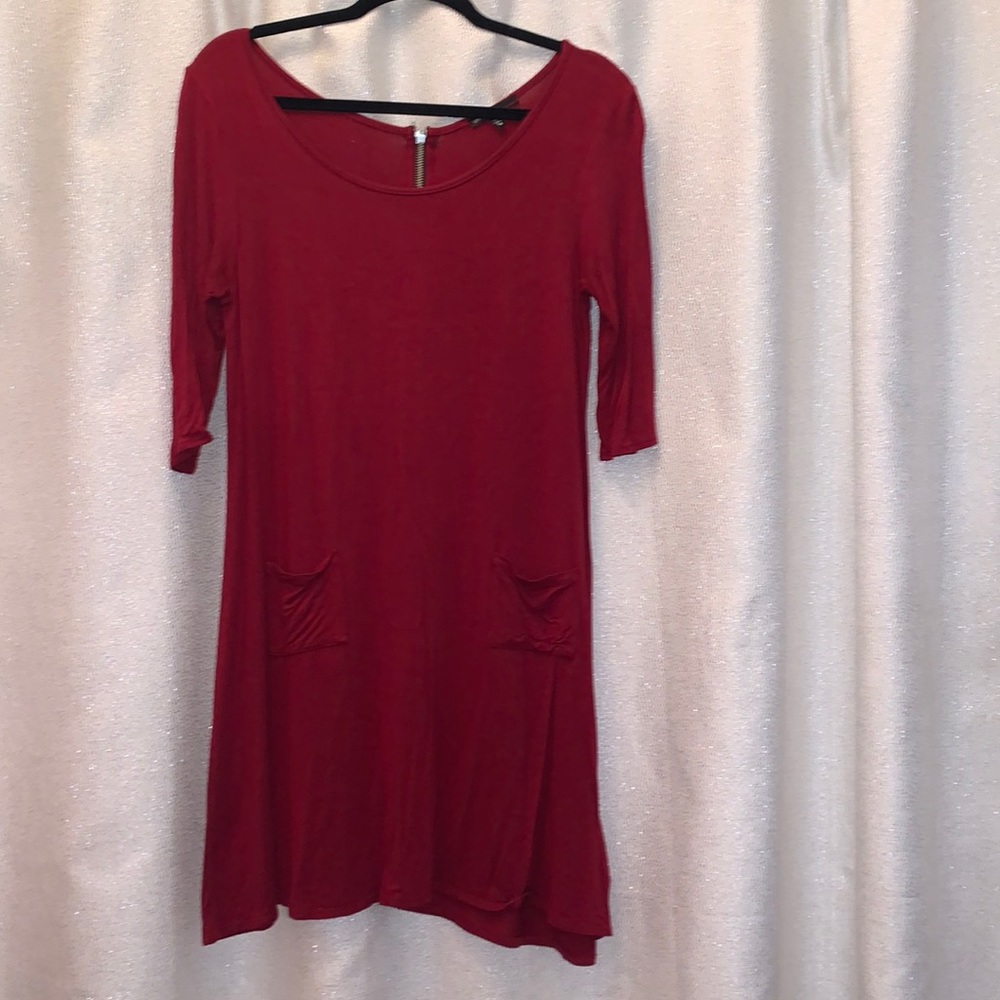 Burgundy Dress